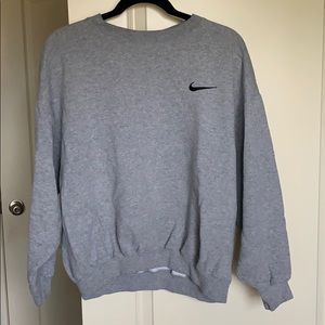 Nike sweatshirt.